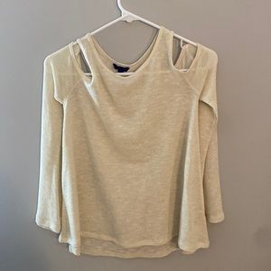 Off the shoulder long sleeve